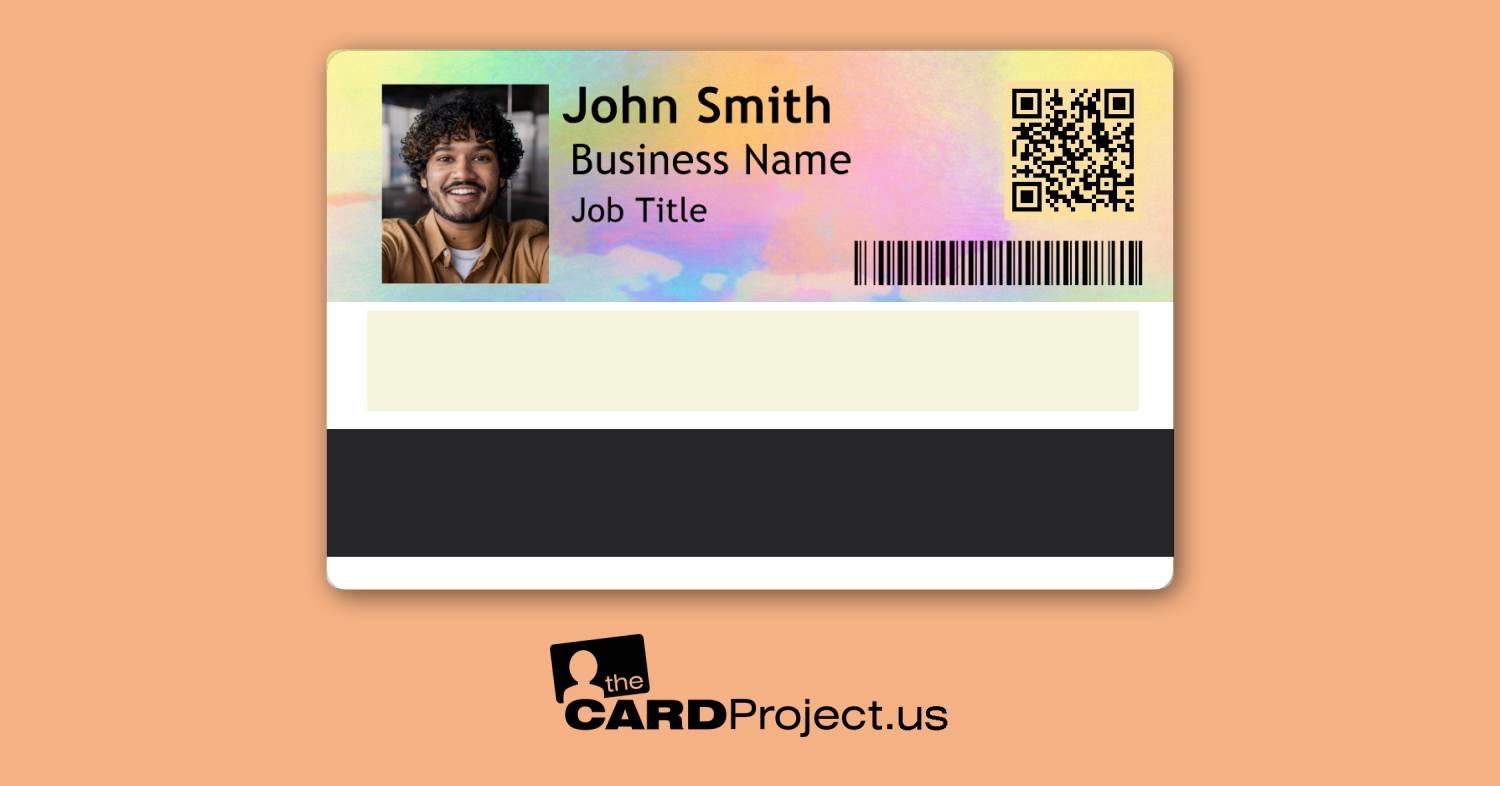 Employee ID Card Double Design 10 (REAR)